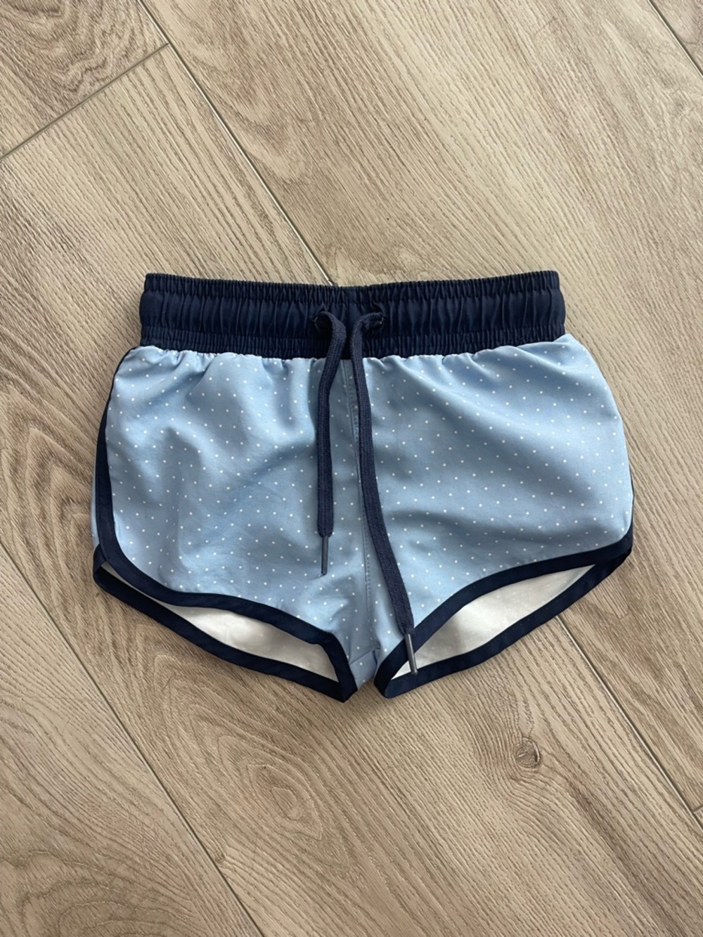 Minnow boys mulberry blue dot boardie, size 2T EUC